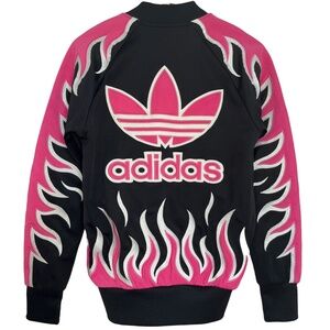 RARE Jeremy Scott x Adidas Originals “Flame” Jacket